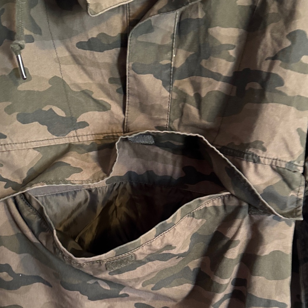 Camouflage Hooded Jacket 100% Cotton Men’s Size XL - Picture 4 of 8